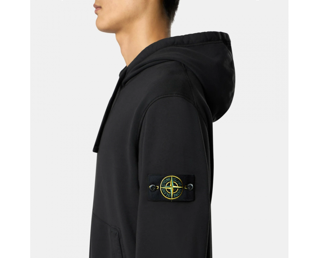Stone Island Zip Hoodie Black - 7tonn: брендовий одяг та взуття